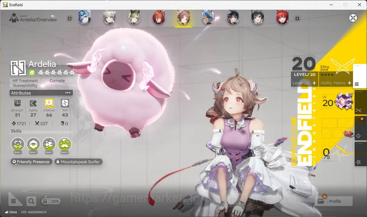 Arknights: Endfield Accounts ASIA | LVL 50 | Yvonne sign, Gilberta sign P1, Ros image 8