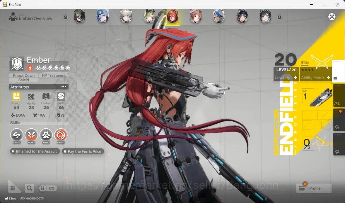 Arknights: Endfield Accounts ASIA | LVL 50 | Yvonne sign, Gilberta sign P1, Ros image 9