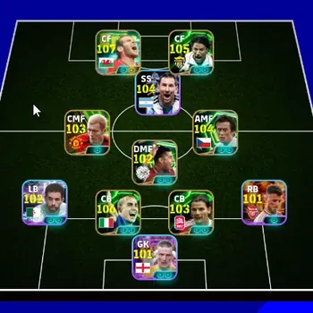 eFootball Accounts Legends & Iconic Players Mobile|PW 3217|Epic Gareth Bale,fablo Cannavaro,Delpiero,Rooney|SHWT