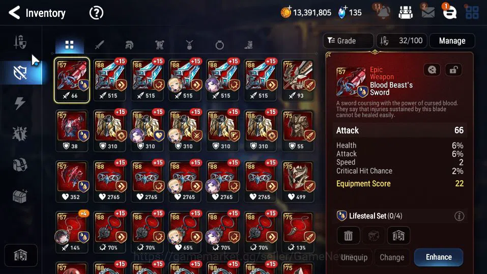 Epic Seven Accounts GLOBAL UNVERIF|New Era|3 ML(Belian,PC Flan,NV Land image 8