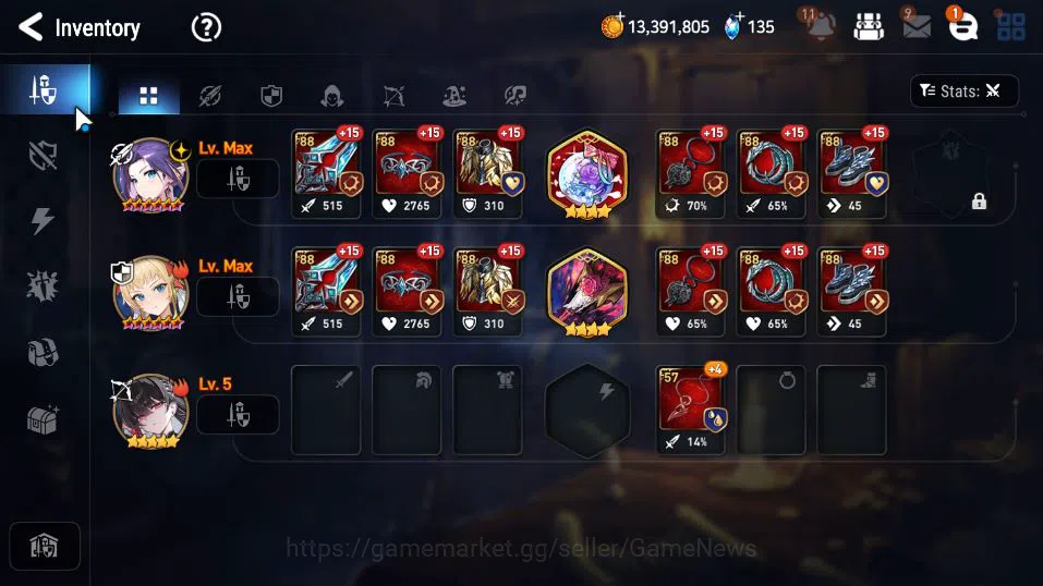 Epic Seven Accounts GLOBAL UNVERIF|New Era|3 ML(Belian,PC Flan,NV Land image 9