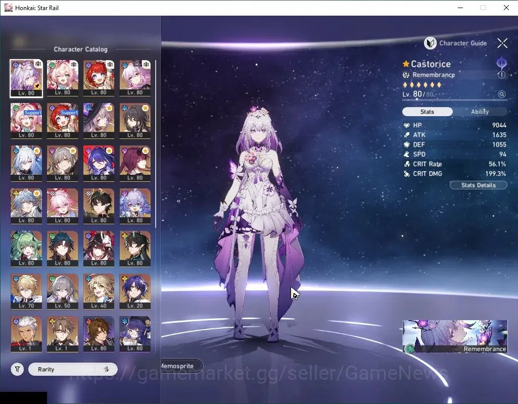 Honkai Star Rail Accounts Asia|TL70|17 Limited|[Castorice,Hyacine,Evernight, image 4