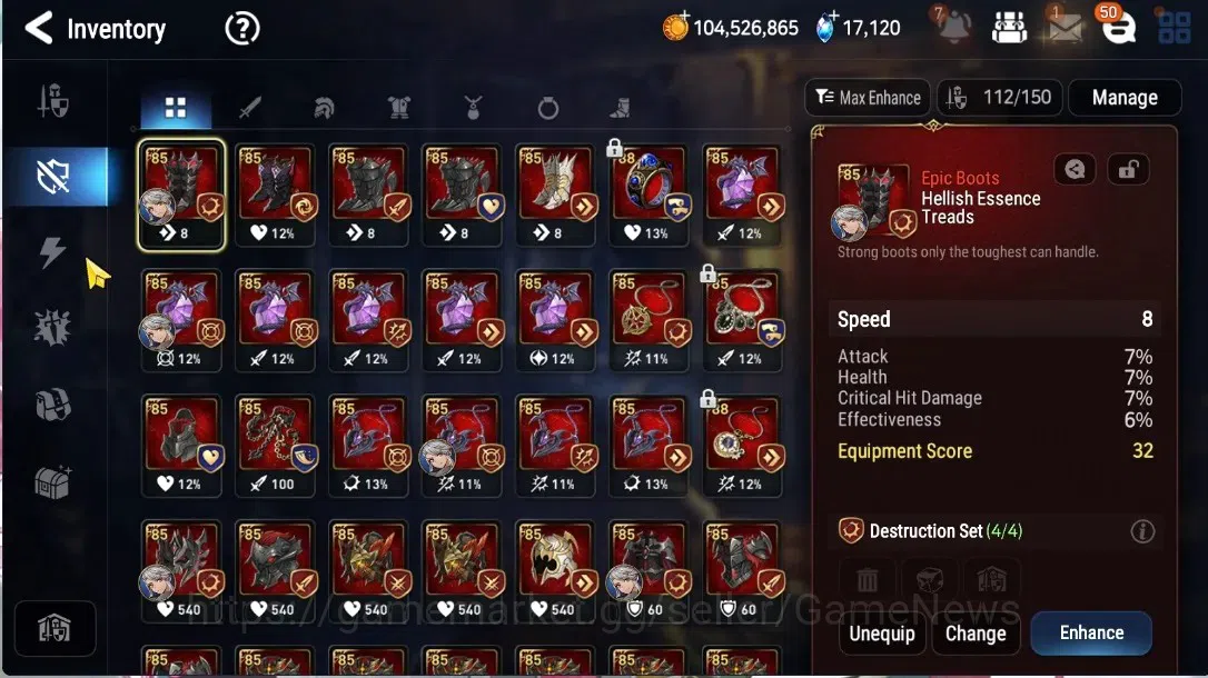 Epic Seven Accounts GLOBAL Unverif|New Era|16 ML[Lot Scales,Boss Arunk image 20