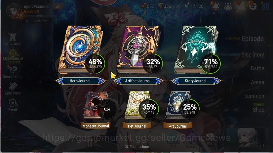 Epic Seven Accounts GLOBAL Unverif|New Era|16 ML[Lot Scales,Boss Arunk image 6