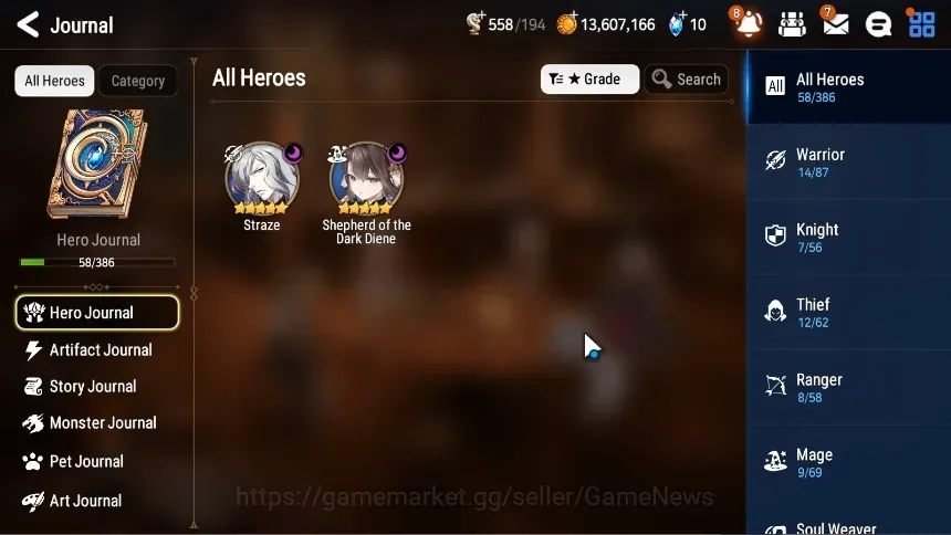 Epic Seven Accounts Starter GLOBAL UnVerif|New Era|2 ML (Shepherd,Straze)+TA Coli,Tenebria,Landy,Iseria,Politis|4,5K 1