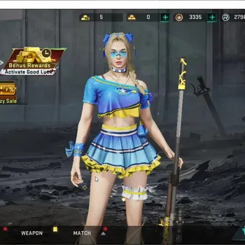 Blood Strike Accounts Collab Skin ASIA|Eternal MP7-Tidesong|Collab AoT M4A1-Battle of Faith|2 Ultra Magnum-Mako,Glock-Money