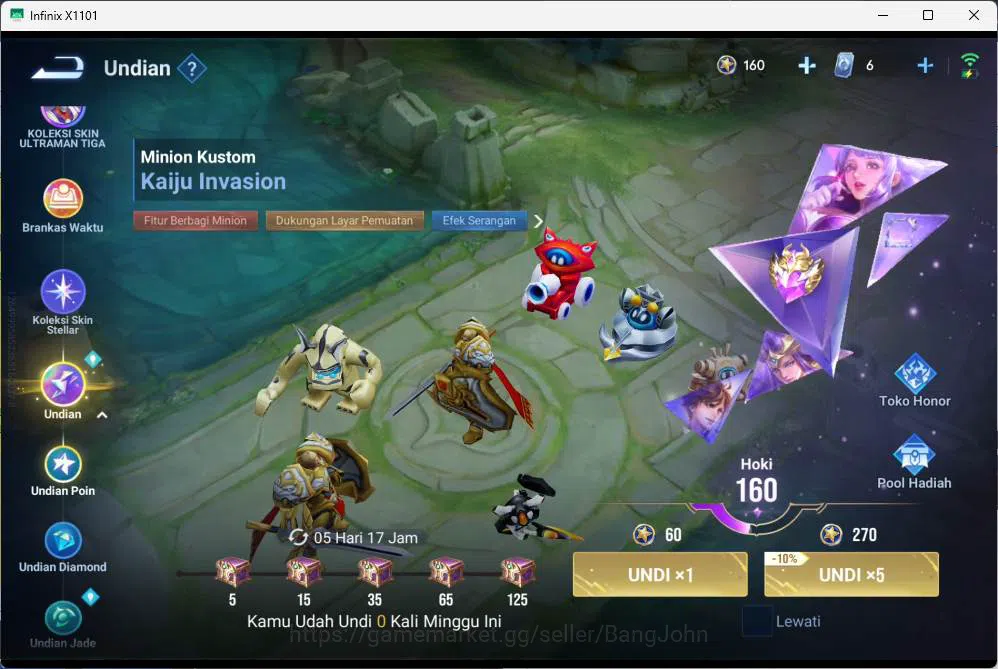Honor of Kings Accounts GLOBAL | hero 112, skin 137 Sxnx hao yi, legend al image 13
