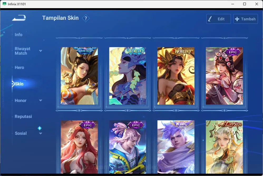 Honor of Kings Accounts GLOBAL | hero 112, skin 137 Sxnx hao yi, legend al image 8