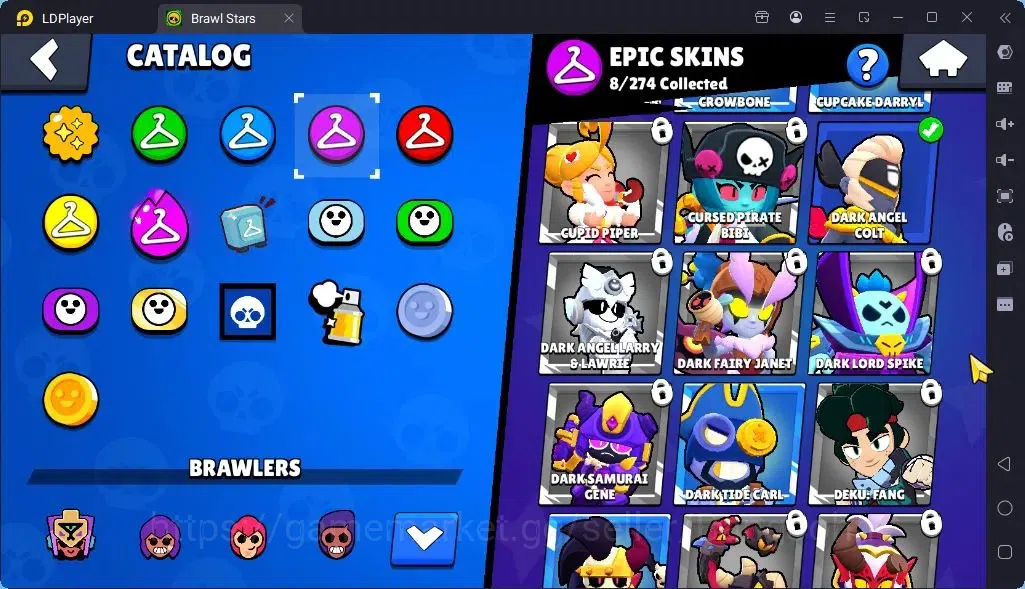 Brawl Stars Accounts Global |Trophy 2126 | Brawler 29| Skins 1 Hyperchrge 1Mythic,8Epic| Bling 6956|Protect Off|Check SS 13