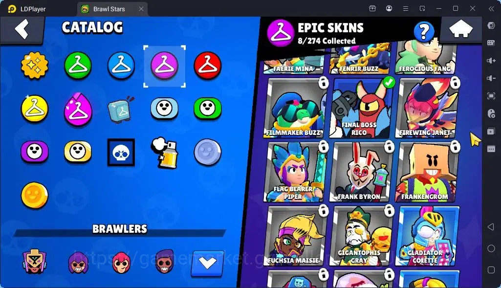 Brawl Stars Accounts Global |Trophy 2126 | Brawler 29| Skins 1 Hyperchrge 1Mythic,8Epic| Bling 6956|Protect Off|Check SS 15