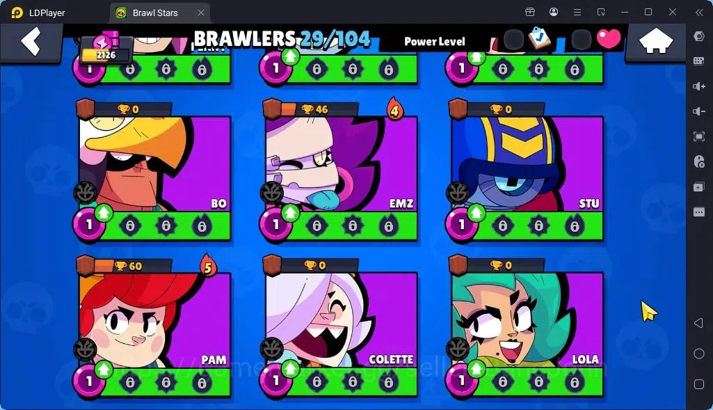 Brawl Stars Accounts Global |Trophy 2126 | Brawler 29| Skins 1 Hyperchrge 1Mythic,8Epic| Bling 6956|Protect Off|Check SS 9