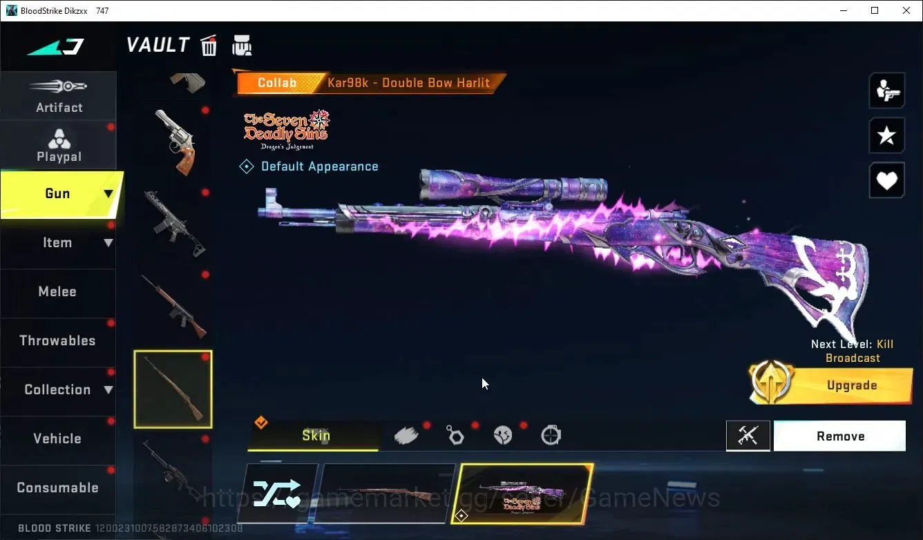 Blood Strike Accounts ASIA|ETERNAL DEagle+Collab TokRev MCX,FN2000,Takem image 11