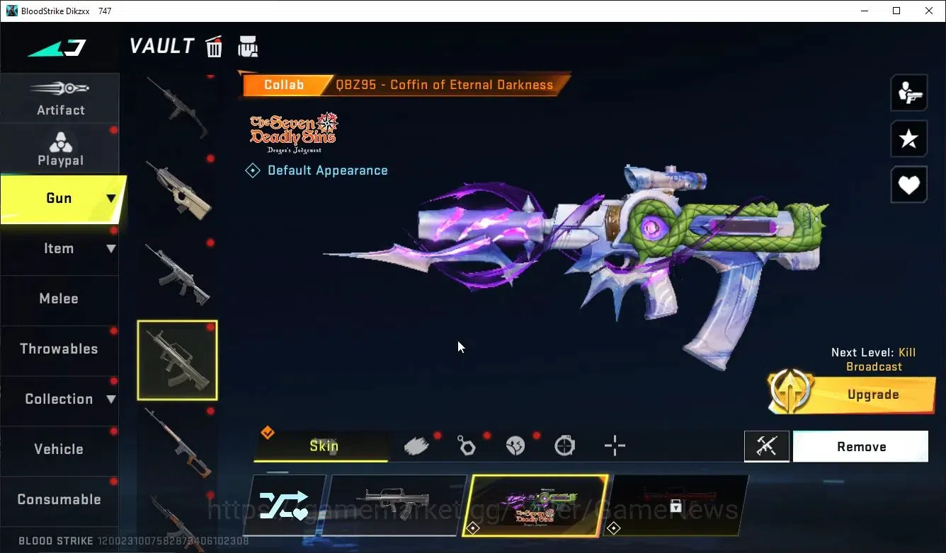 Blood Strike Accounts ASIA|ETERNAL DEagle+Collab TokRev MCX,FN2000,Takem image 12