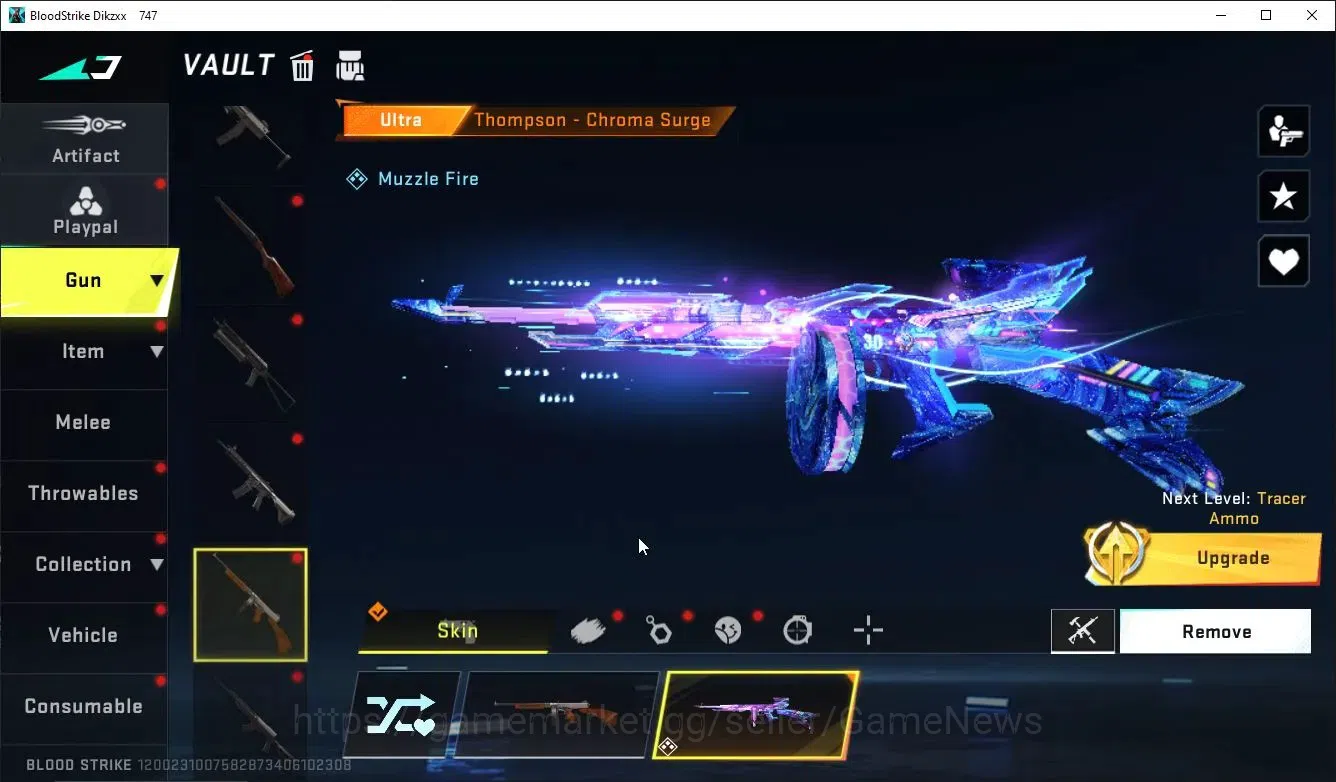 Blood Strike Accounts ASIA|ETERNAL DEagle+Collab TokRev MCX,FN2000,Takem image 13