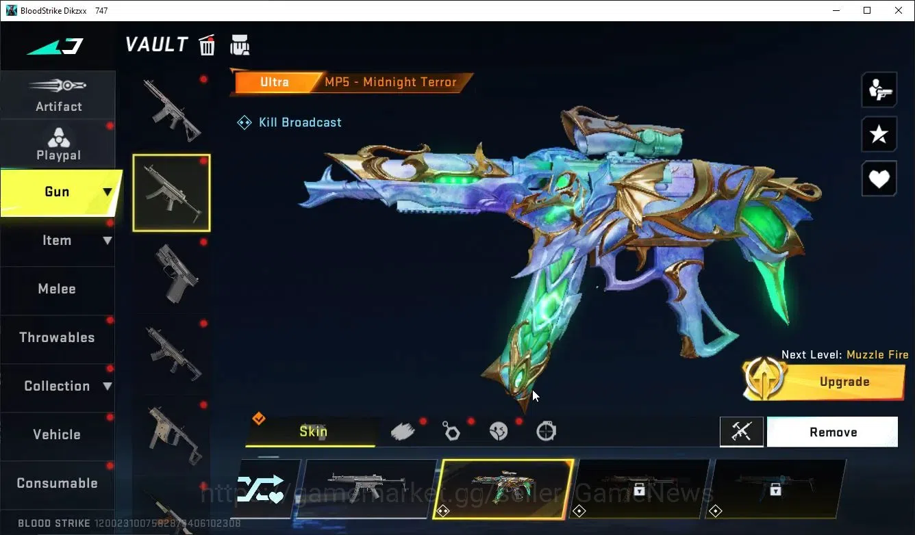 Blood Strike Accounts ASIA|ETERNAL DEagle+Collab TokRev MCX,FN2000,Takem image 14