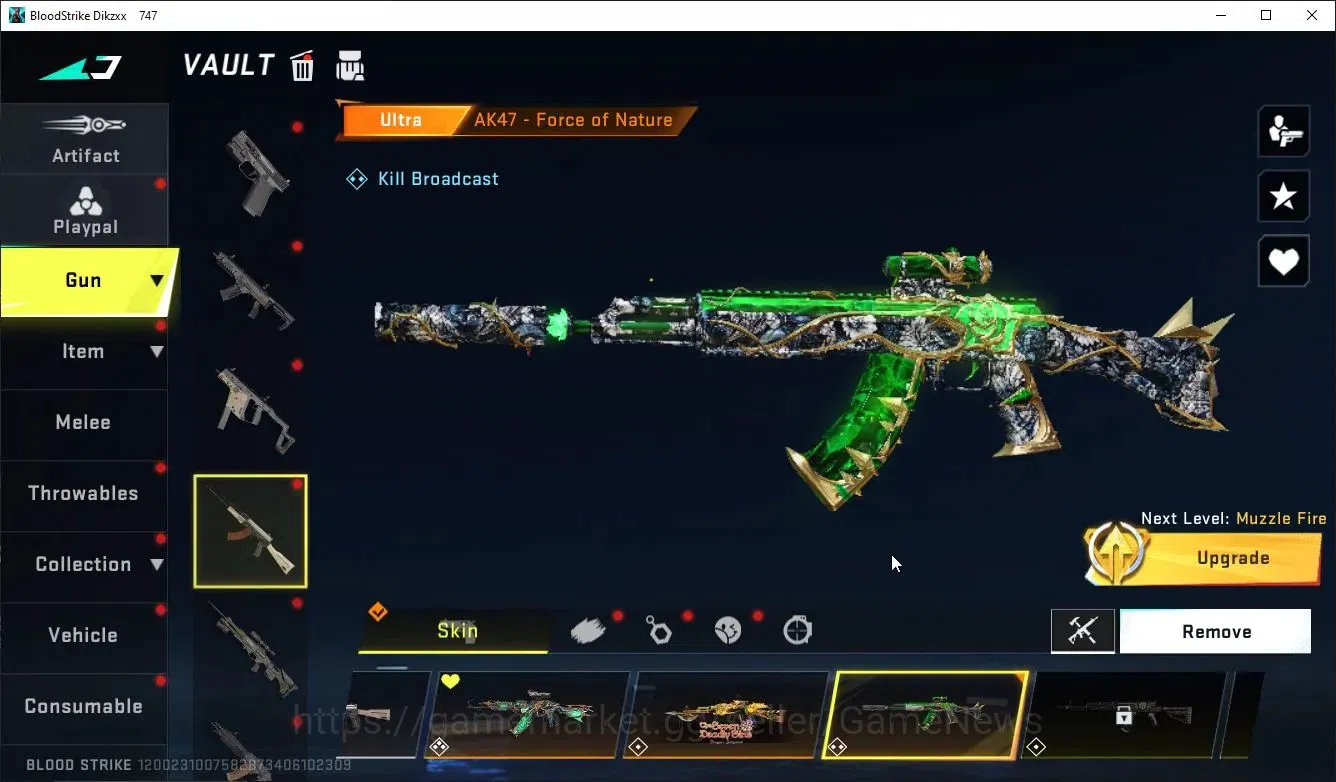 Blood Strike Accounts ASIA|ETERNAL DEagle+Collab TokRev MCX,FN2000,Takem image 16