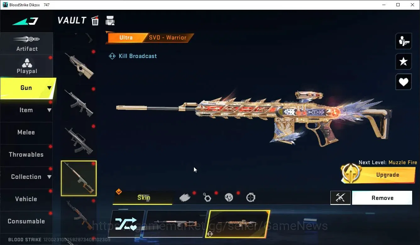 Blood Strike Accounts ASIA|ETERNAL DEagle+Collab TokRev MCX,FN2000,Takem image 19
