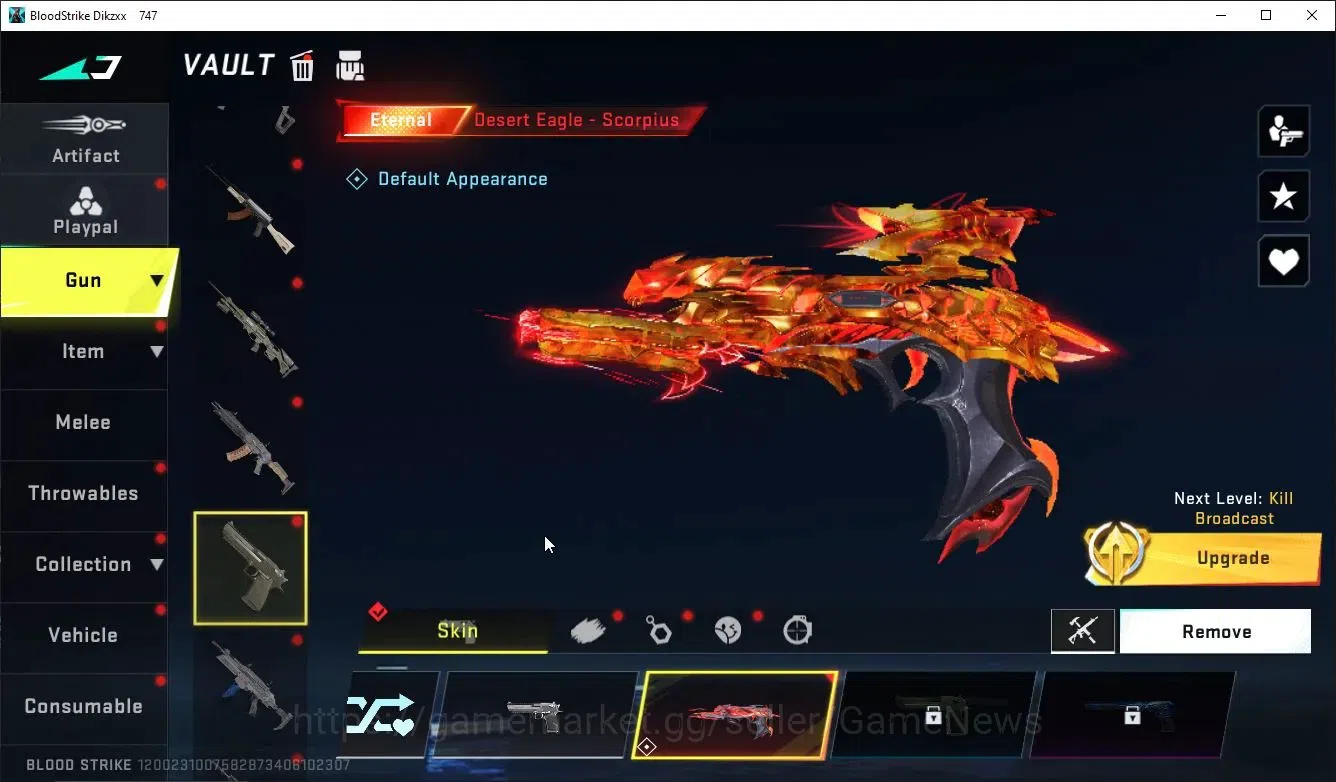 Blood Strike Accounts ASIA|ETERNAL DEagle+Collab TokRev MCX,FN2000,Takem image 7