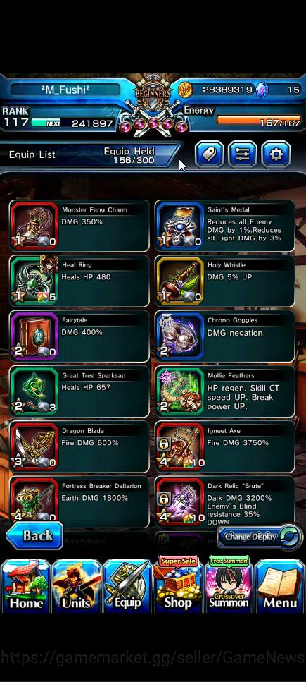 Grand Summoners Accounts Global|Rank 117|15 Ascend+6 TW|[Emiyu,S Chloe,Isli image 16