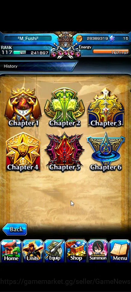 Grand Summoners Accounts Global|Rank 117|15 Ascend+6 TW|[Emiyu,S Chloe,Isli image 2