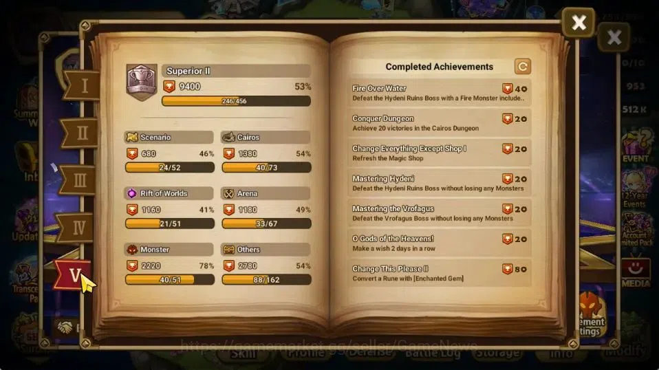 Summoners War: Sky Arena Accounts GLOBAL Lv 100|1 LD[Sigrid]|21 Total NB5[Shi Hou,Ga image 7