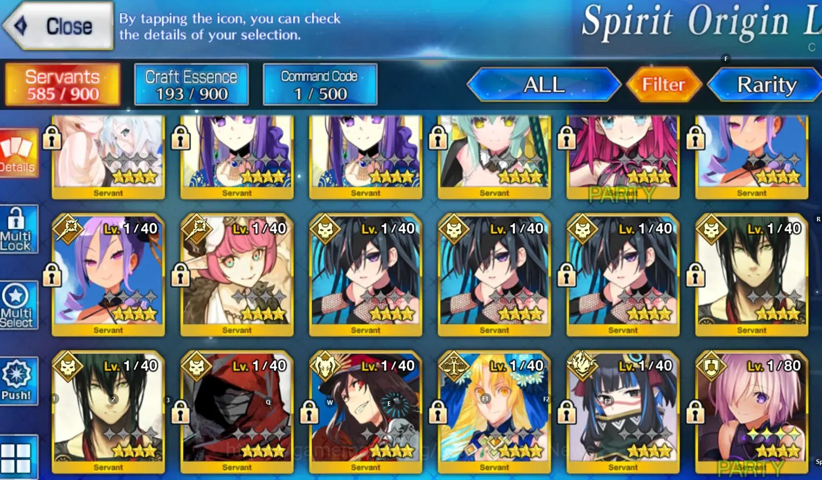 Fate-Grand Order Accounts NA Lv 113 | 3 Limited SSR(Skadi Ruler,Merlin,Jeanne Archer,Waver,JacktheRipper)|Code|BD 10