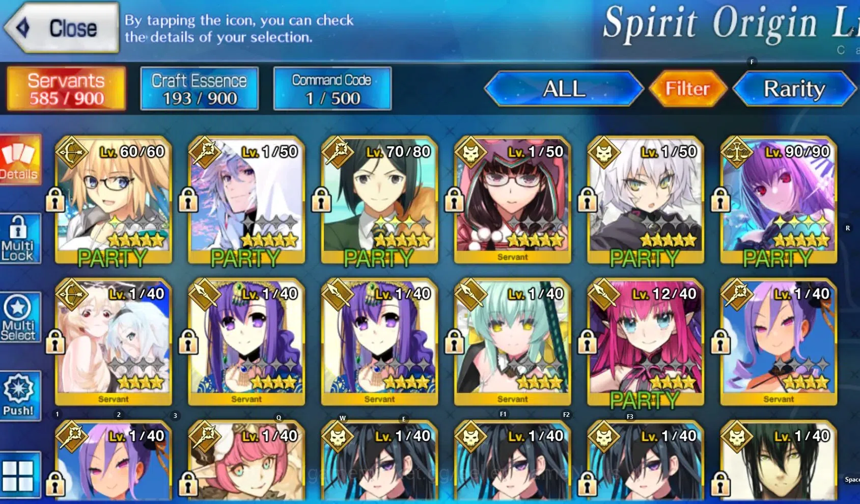 Fate-Grand Order Accounts NA Lv 113 | 3 Limited SSR(Skadi Ruler,Merlin,Jeanne Archer,Waver,JacktheRipper)|Code|BD 11