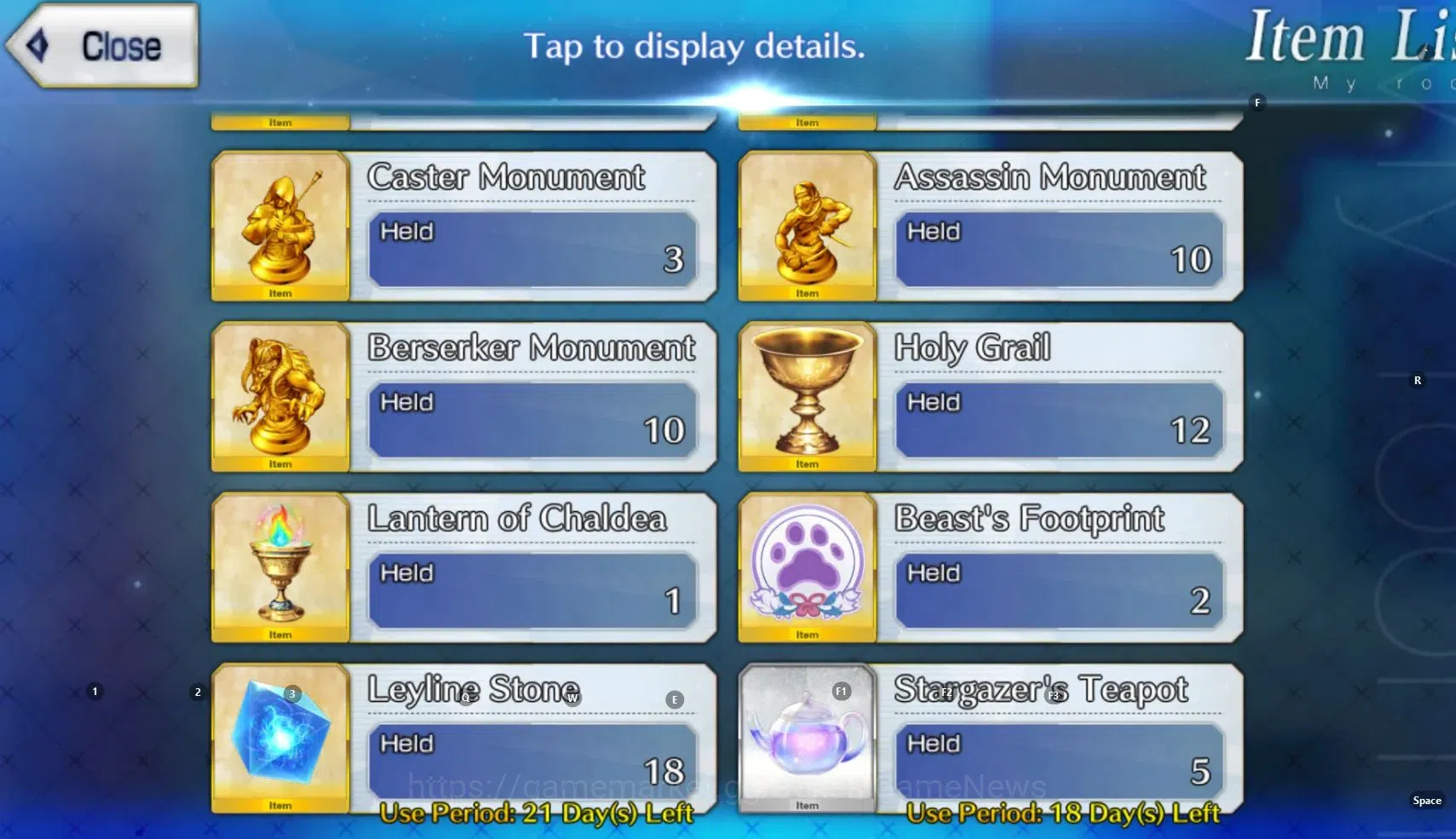 Fate-Grand Order Accounts NA Lv 113 | 3 Limited SSR(Skadi Ruler,Merlin,Jeanne Archer,Waver,JacktheRipper)|Code|BD 2