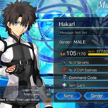 Fate-Grand Order Accounts NA Lv 113 | 3 Limited SSR(Skadi Ruler,Merlin,Jeanne Archer,Waver,JacktheRipper)|Code|BD