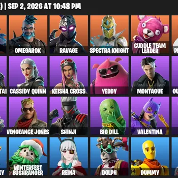 Fortnite Accounts 40 Skins | Level 1203 | Son Goku, Sonic the Hedgehog + Peter Griffin | All Platforms