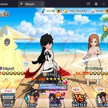 Bleach: Brave Souls Accounts Others Global | 20K Orb+Fresh Story|Ichigo Renewed,Mayuri TYBW25,Orihime TYBW24,Rangiku
