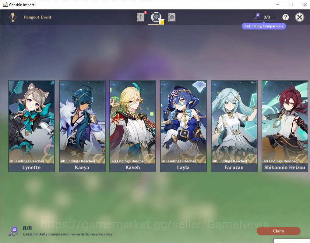 Genshin Impact Accounts ASIA|AR 60|11 Limited +12(*5Weapon)|[HuTaoC1,Raide image 16