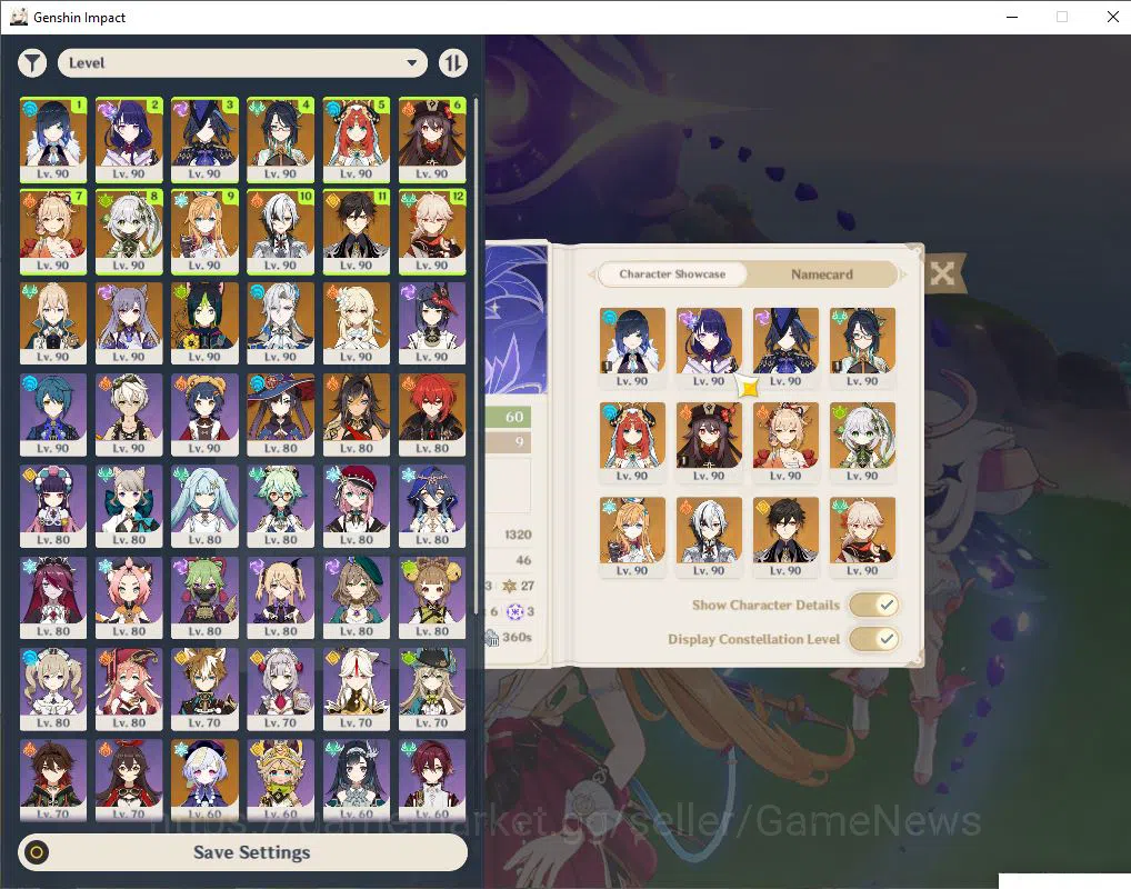 Genshin Impact Accounts ASIA|AR 60|11 Limited +12(*5Weapon)|[HuTaoC1,Raide image 2