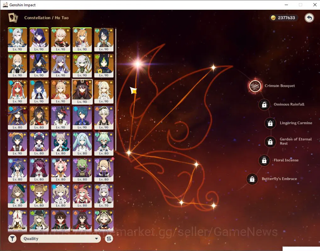 Genshin Impact Accounts ASIA|AR 60|11 Limited +12(*5Weapon)|[HuTaoC1,Raide image 6