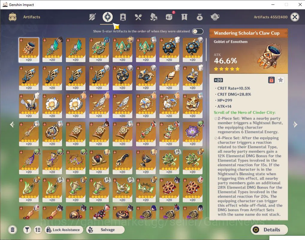 Genshin Impact Accounts ASIA|AR 60|11 Limited +12(*5Weapon)|[HuTaoC1,Raide image 9