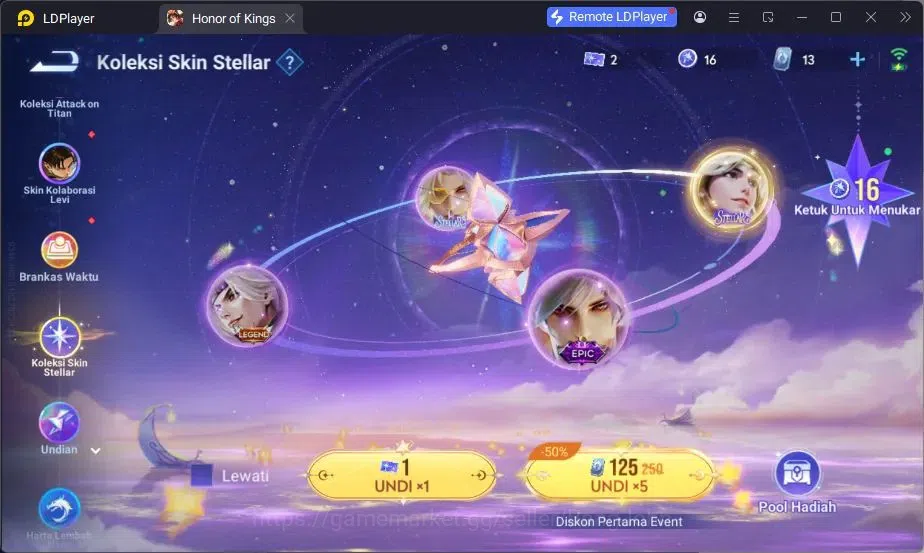 Honor of Kings Accounts GLOBAL|91HR|51SK|LNY2024 DaQiao|Legend LadySun|LSM image 14