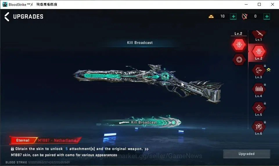 Blood Strike Accounts ASIA|3 ETERNAL[EMMA-Luxie,UMP45-Infinite Lv3,M1887 image 13