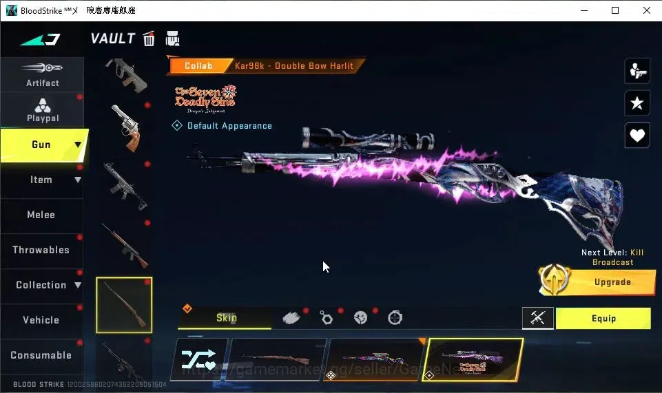 Blood Strike Accounts ASIA|3 ETERNAL[EMMA-Luxie,UMP45-Infinite Lv3,M1887 image 18