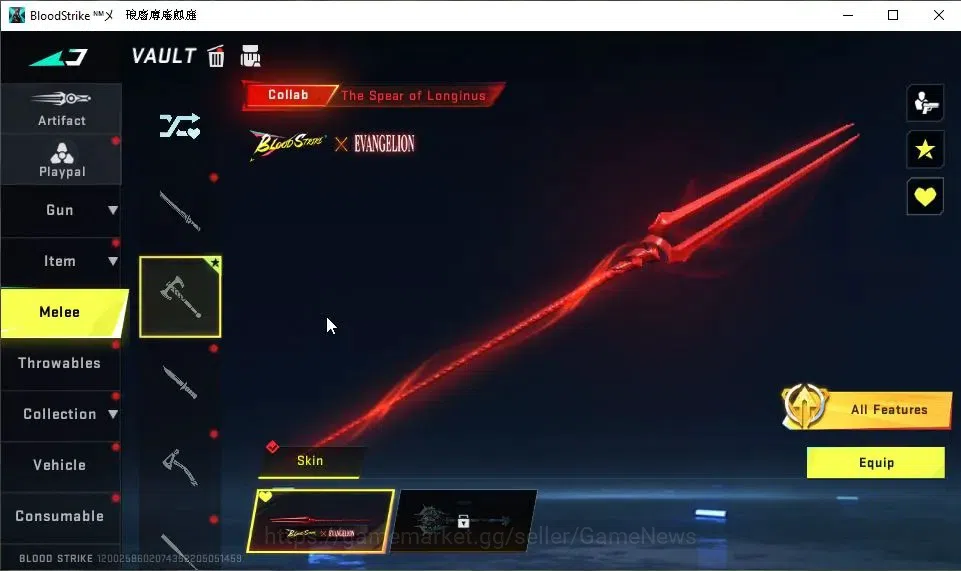Blood Strike Accounts ASIA|3 ETERNAL[EMMA-Luxie,UMP45-Infinite Lv3,M1887 image 9