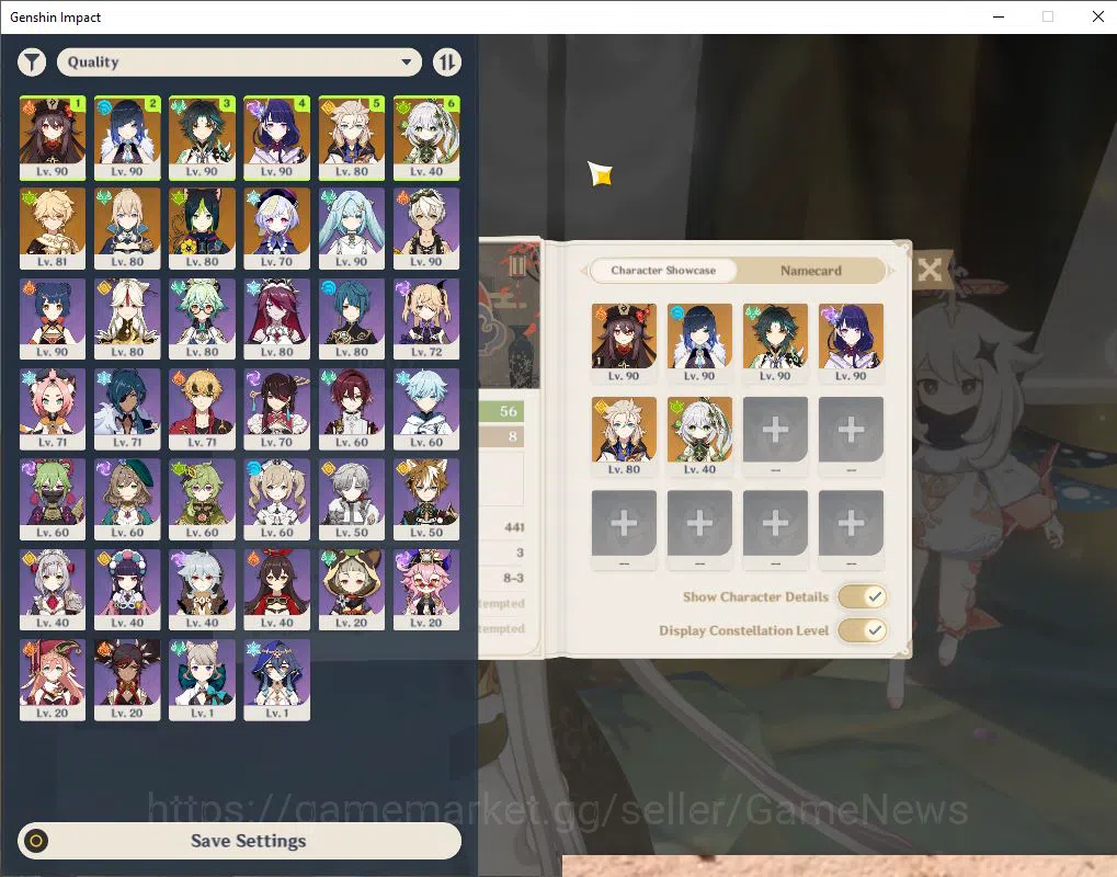 Genshin Impact Accounts Asia|AR 56|6 Limited +2(*5Weapon)| Hu'Tao+C1,Yelan image 2