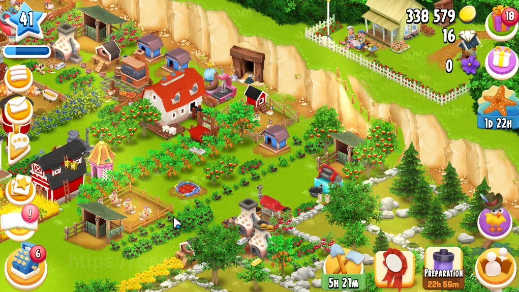 Hay Day Accounts Level 41 | Barn Storage 1100 + Silo Storage 625 | 338k Coins, 16 Diamonds |CN ON|Log Supercell ID|Take 2
