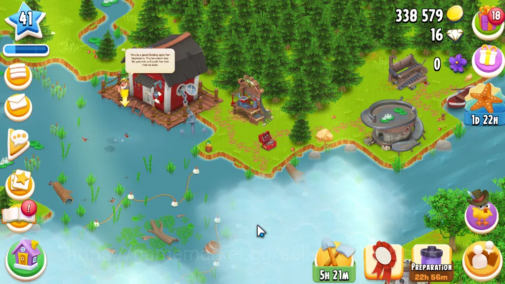Hay Day Accounts Level 41 | Barn Storage 1100 + Silo Storage 625 | 338k Coins, 16 Diamonds |CN ON|Log Supercell ID|Take 5