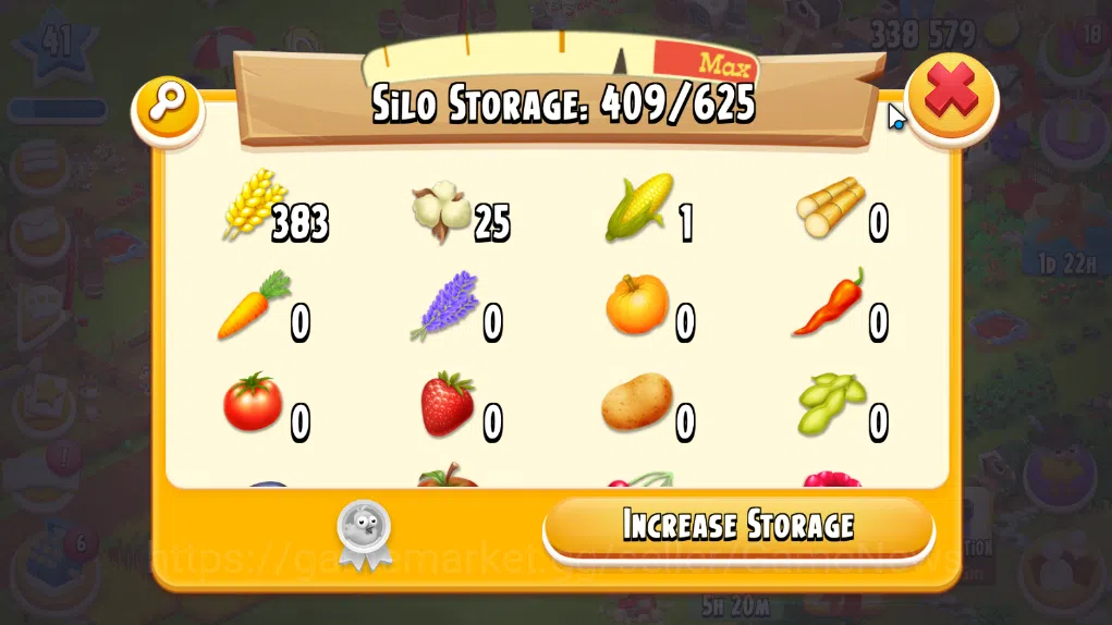 Hay Day Accounts Level 41 | Barn Storage 1100 + Silo Storage 625 | 338k Coins, 16 Diamonds |CN ON|Log Supercell ID|Take 8