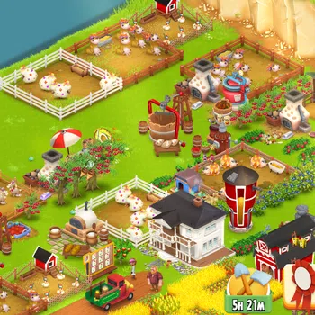 Hay Day Accounts Level 41 | Barn Storage 1100 + Silo Storage 625 | 338k Coins, 16 Diamonds |CN ON|Log Supercell ID|Take