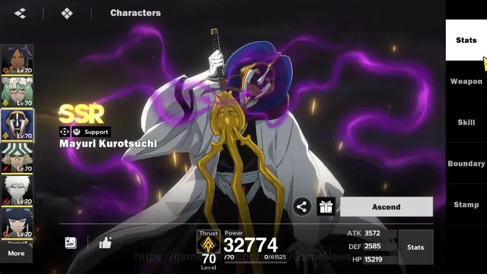 BLEACH: Soul Resonance Accounts NuverseSEA|LV 59|8 SSR [Nelliel,Mayuri,UraharaB2,Y image 10