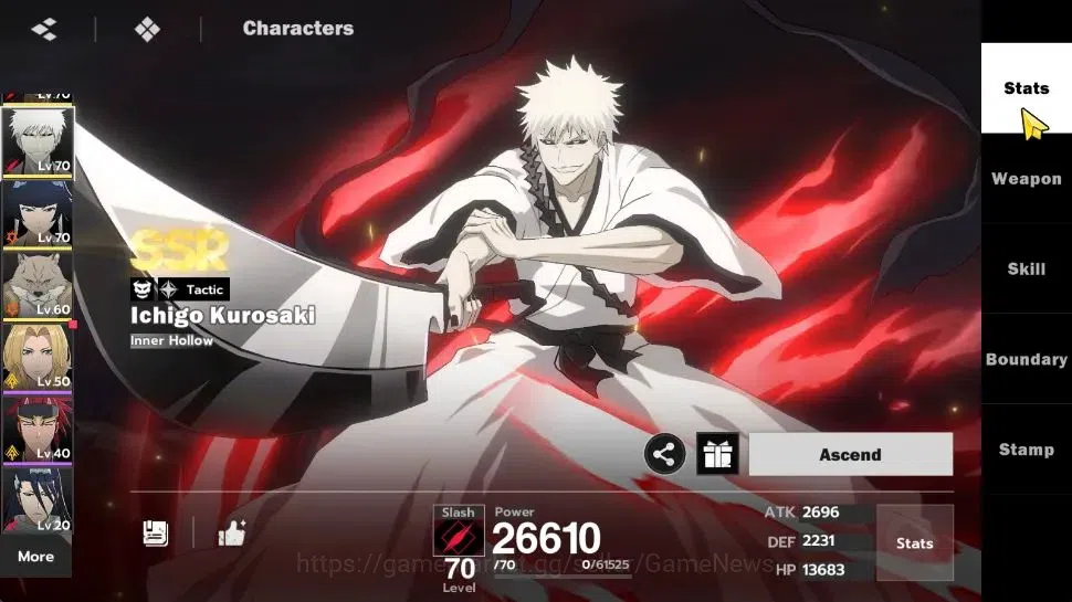 BLEACH: Soul Resonance Accounts NuverseSEA|LV 59|8 SSR [Nelliel,Mayuri,UraharaB2,Y image 17