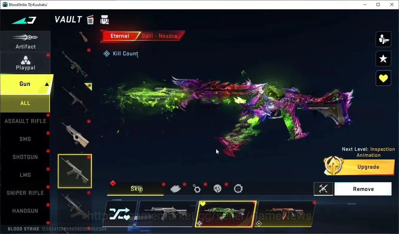 Blood Strike Accounts ASIA|Eternal Lv4 Galil-Noxdra+MELE Scythe|25 ULTRA image 16