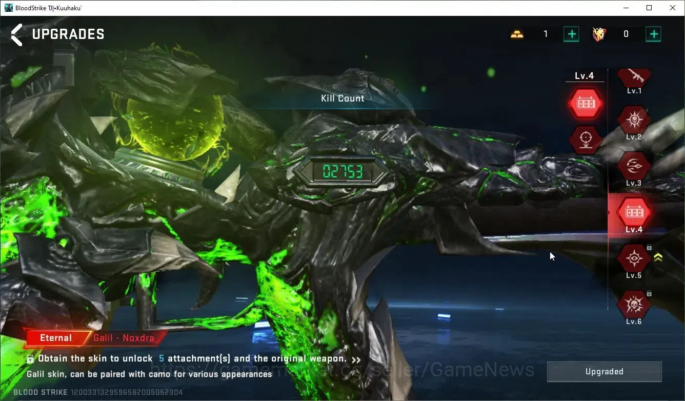 Blood Strike Accounts ASIA|Eternal Lv4 Galil-Noxdra+MELE Scythe|25 ULTRA image 17