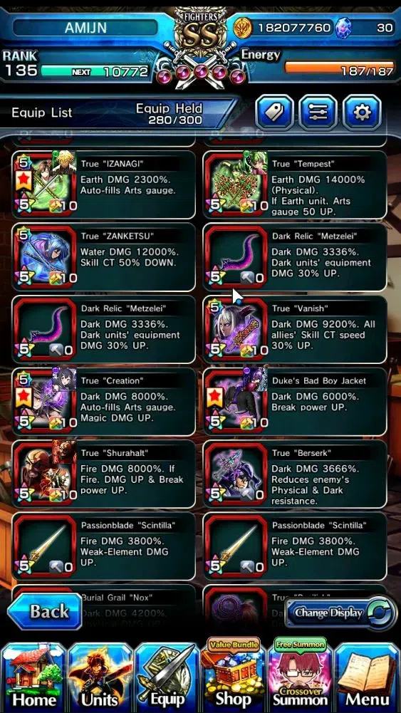 Grand Summoners Accounts Global|Rank 135|33 Ascend+18 TW|(S Miyu,S Emiya,Ch image 14