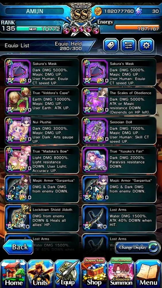 Grand Summoners Accounts Global|Rank 135|33 Ascend+18 TW|(S Miyu,S Emiya,Ch image 19